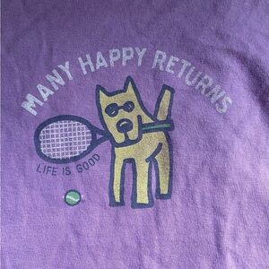 Life is Good Crusher Many Happy Returns Lavender XL